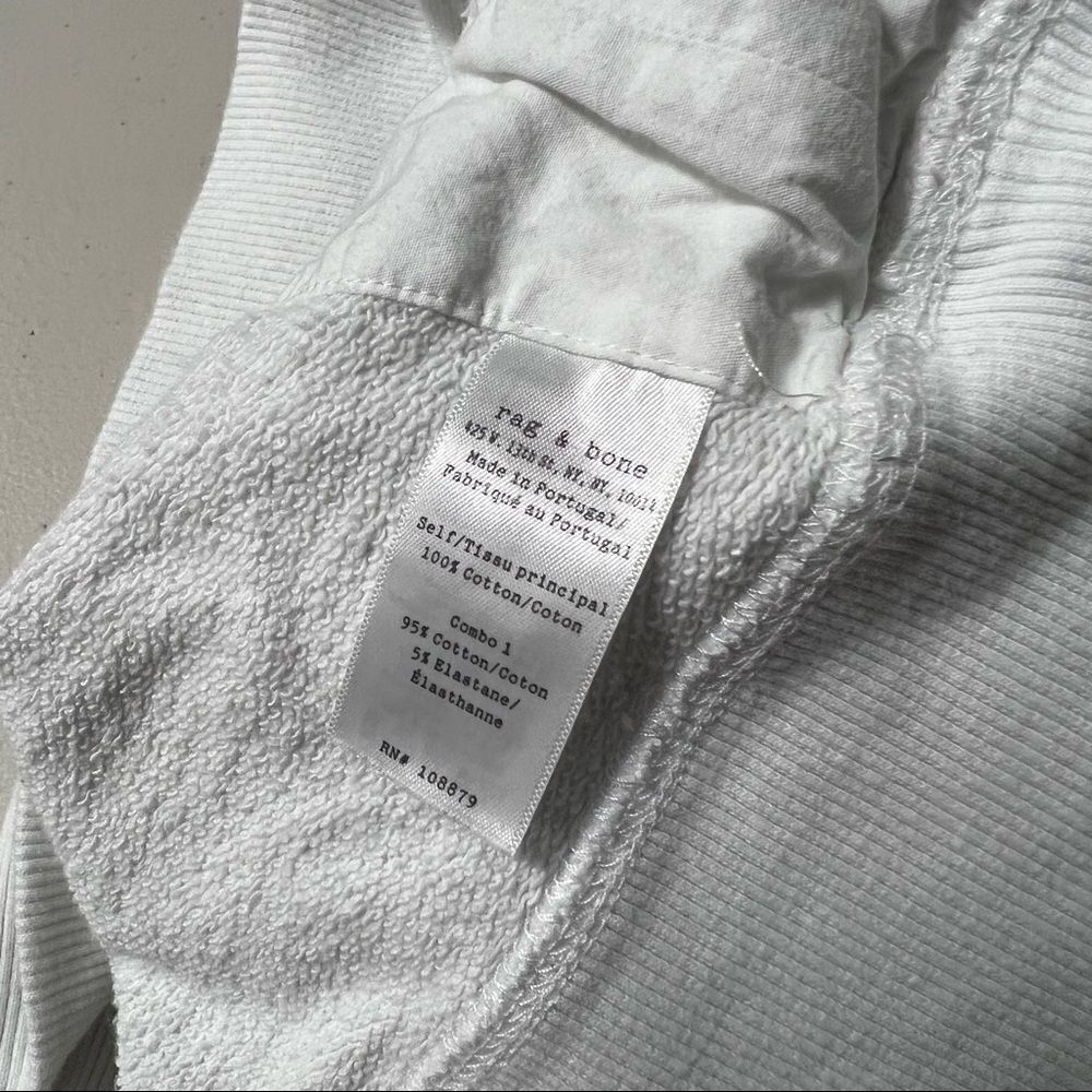 rag & Bone Roni Short Raglan Sleeve Hooded Top - Picture 6 of 7